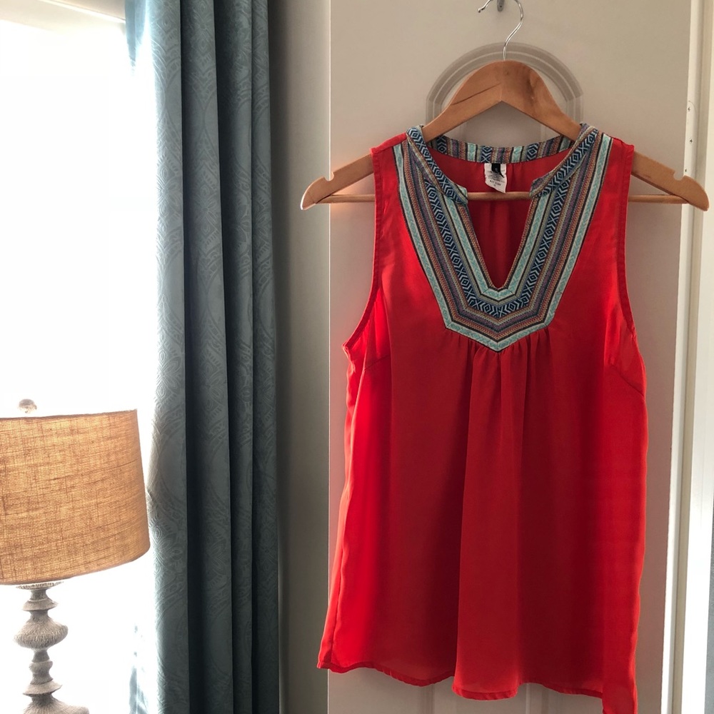 Coral Summer Top | S